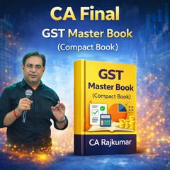 CA Final GST Master Book (Compact Book) By CA Rajkumar