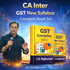 CA Inter GST New Syllabus Complete Book Set by CA Rajkumar