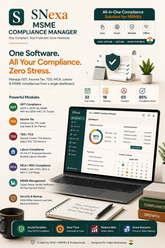 SNexa MSME Compliance Manager – GST, Income Tax, TDS & MSME Compliance Software