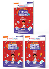 One For All Olympiad Workbook Class 2 (Maths, Science and English) Set of 3 Books by Oswaal Books