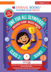 One For All Science Olympiad Previous Years' Solved Papers Class 2 by Oswaal Books