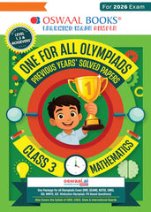 One For All Mathematics Olympiad Previous Years' Solved Papers Class 3 by Oswaal Books