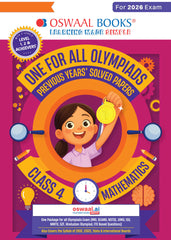 One For All Mathematics Olympiad Previous Years' Solved Papers Class 4 by Oswaal Books
