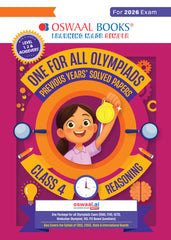 One For All Reasoning Olympiad Previous Years' Solved Papers Class 4 by Oswaal Books