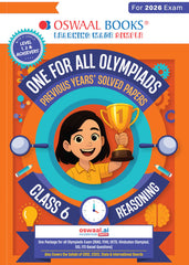 One For All Reasoning Olympiad Previous Years' Solved Papers Class 6 by Oswaal Books