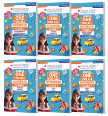 CBSE & NCERT One for All Workbooks for Class 7 (Math, English, Hindi, Science, Social Science , Sanskrit) Set of 6 Books by Oswaal Books