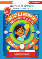 One For All Cyber Olympiad Previous Years' Solved Papers Class 8 by Oswaal Books