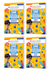 NCERT & CBSE One for All Workbooks for Class 8 (Math, English, Science, Social Science) Set of 4 Books by Oswaal Books