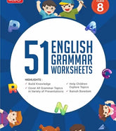 Class 8 - MTG 51 English Grammar Worksheets By MTG Learning