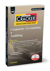 Taxmann Cracker - Corporate Accounting and Auditing Book for CMA Inter by Leena Lalit Parakh, Tarun Agarwal