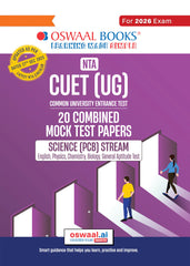 NTA CUET (UG) Mock Test Papers - Science PCB Stream (English, Physics, Chemistry, Biology, General Aptitude Test) Book By Oswaal Books