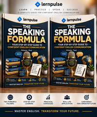 The Speaking Formula (Volume - One & Two) : Speak English with Confidence: Practical Strategies to Improve Fluency, Vocabulary, Pronunciation, Grammar & Conversations - Books By Lernpulse