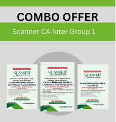 Shuchita Prakashan's CA Inter Group 1 (Paper 1 to 3) Combo Scanner - Books