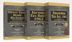Commercial's Income Tax Complete Reference Set - Direct Tax Ready Reckoner, Income Tax Act and Income Tax Rules (2026) Books By Dr. Girish Ahuja and Adv. Rahul Agarwal