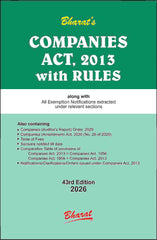 Bharat's Companies Act, 2013 with Rules (Pocket Edition)