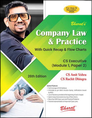 Bharat’s Company Law & Practice book for CS Executive (2022 Syllabus) by CS Amit Vohra, CS Rachit Dhingra