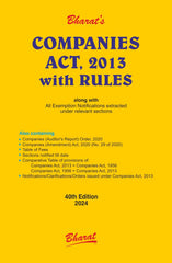 Bharat's Companies Act, 2013 with Rules (Pocket Edition) Book