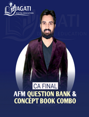 CA Final AFM Question Bank & Concept Book Combo By CA Pratik Jagati