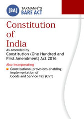 Constitution of India By Taxmann