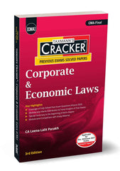 Taxmann Cracker - Corporate & Economic Laws Book for CMA Final by Leena Lalit Parakh