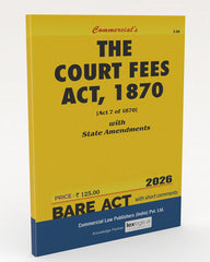 Commercial's Court Fees Act, 1870 Bare Act book