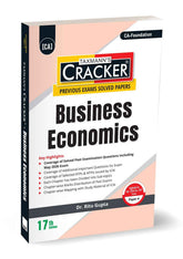 Taxmann Cracker - Business Economics Book for CA Foundation by Dr Ritu Gupta