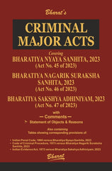 Bharats Criminal Major Acts Book by Bharat Law House
