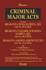 Bharats Criminal Major Acts Book by Bharat Law House