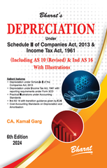 Bharat's DEPRECIATION under Schedule II of Companies Act, 2013 & Income Tax Act, 1961