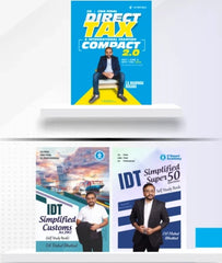 CMA Final (DT - Compact + IDT - Simplified) Combo Book Set by CA Bhanwar Borana, CA Vishal Bhattad