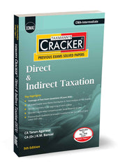 Taxmann Cracker -Direct and Indirect Taxation Book for CMA Inter by Tarun Agarwal, K.M. Bansal