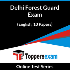 Delhi Forest Guard Exam Online Test Series (English, 10 Papers)