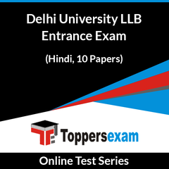 Delhi University LLB Entrance Exam Online Test Series (Hindi, 10 Papers)