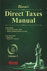 Bharat’s Direct Taxes Manual (Set of 3 Volumes)
