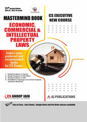 CS Executive Mastermind Book Economic Commercial & Intellectual Property Laws by CS Anoop Jain