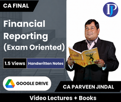 CA Final Financial Reporting (Exam Oriented) Video Lectures by CA Parveen Jindal (Google Drive, 1.5 Times)