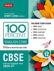 100 Percent NCERT and CBSE Class 12 English By MTG Learning