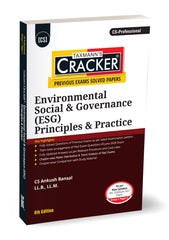 Taxmann Cracker - Environmental Social Governance (ESG) Book for CS Professional by Ankush Bansal