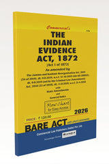Commercial's INDIAN EVIDENCE ACT, 1872 Bare Act book - BuyTestSeries.in