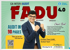 CA Inter Audit FADU Chart Book by CA Ravi Taori