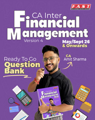 CA Inter Financial Management (Question Bank + Concept + MCQ) Full Book Set by CA Amit Sharma