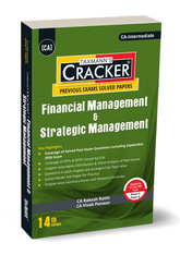 Taxmann's CA Inter Financial Management & Strategic Management (FM and SM | FMSM) Cracker - Book By Rakesh Rathi, Vivek Panwar