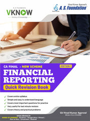 CA Final Financial Reporting Quick Revision Book by CA Vinod Kumar Agarwal