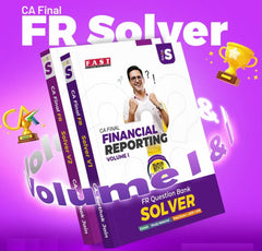 CA Final FR Solver QA (Set of 2 Volumes) with PODs by CA Sarthak Jain