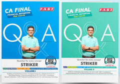 CA Final FR Striker Book with Audio Video PODs & MCQ by CA Sarthak Jain
