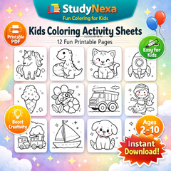 StudyNexa 16000+ Kids Learning Activities Bundle ๐ฏ | Worksheets, Games, Flashcards & Printable Learning Pack