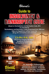 Bharat's Guide to Insolvency & Bankruptcy Code (Set of 2 Volumes) - Books By CS Dr DK Jain