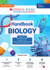 Handbook of Biology for Class 11 & 12 by Oswaal Books