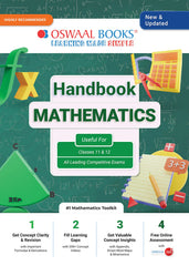 Handbook of Mathematics for Class 11 & 12 by Oswaal Books
