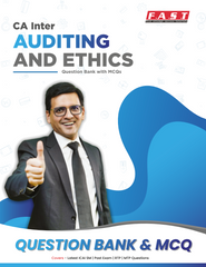 CA Inter Audit Question Bank with MCQs Book By CA Sarthak Jain